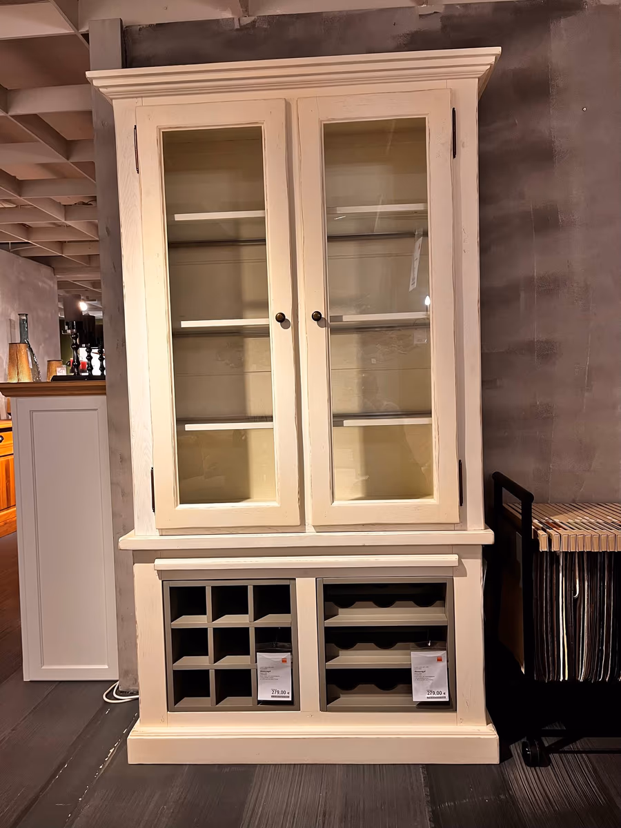 Vitrine inkl. Beleuchtung Natura